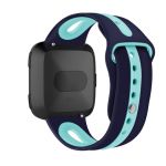 Fitbit versa 2 bandje marineblauw mintgroen – Fitbitbandje.nl
