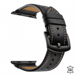 Apple Watch bandje zwart – zwarte gesp – Onlinebandjes.nl