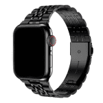 Apple watch bandje rvs zwart ultra dun – Onlinebandjes.nl