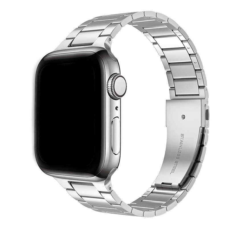 Apple Watch bandje zilver rvs - Onlinebandjes.nl