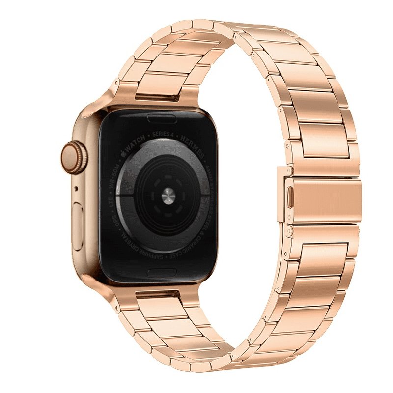 Apple Watch bandjes rvs rose goud - Onlinebandjes.nl